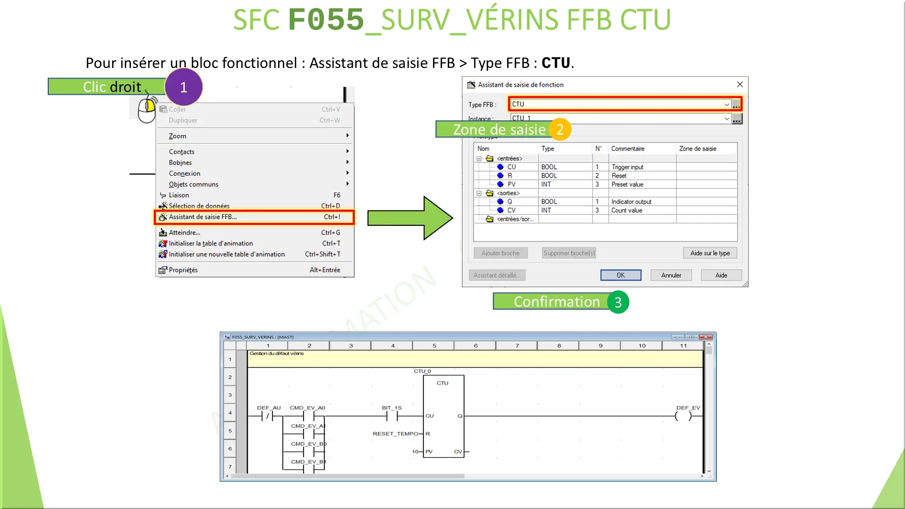 SFC F055_SURV_VÉRINS FFB CTU